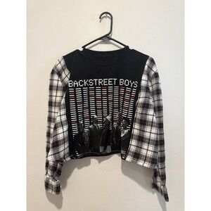 Rework Upcycle Grunge Oversize Backstreet Boys Sweater XS/S